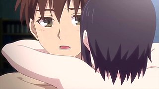 Lost her bikini top in the pool and got pussy pumped in locker room after hentai