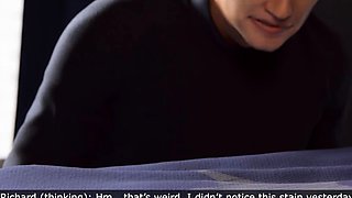 Stepson Fucks Stepmom In Bed, Husband Dozes Off Next To Them