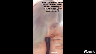 Tit Job on Dildo Comp