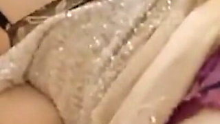 Homemade Amateur Couple, Satin Lingerie (panties, Sex with Clothes), Heels and Stockings, Fishnet, Blowjob, Spanking