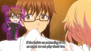 Huge anime tits wrap a cock for titfuck
