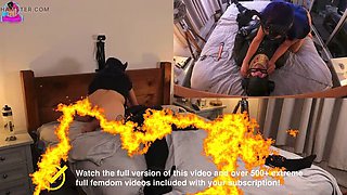 Training Zero Femdom Sensory Deprivation Bondage: Anal Fisting & Face Sitting Orgasm for My Slave - Real Homemade BDSM