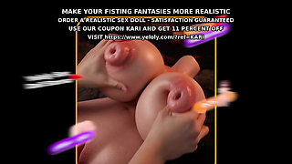 Fisting and Riding on Dick Same Time Cheating Yeloly Sex Toy Huge Squirt Homemade Amateur