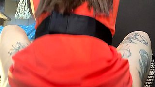 Blonde tight pussy babe solo toy fun in glamour masturbation