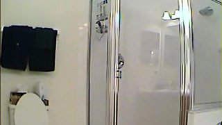 MILF stepmother spied in the shower