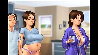 Step mom, love season, anime porn