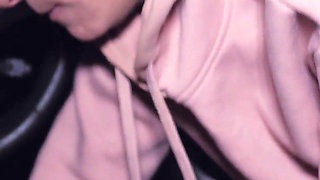 After Her 1st Porn-shooting - Blowjob in Car