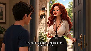 Redhead MILF got fucked by college guy