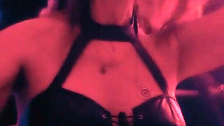 Hot Fetish Leather Big Ass Mistress Eva Latex BDSM Solo Femdom Heels