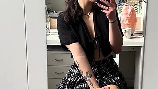 Emo Teen Becka Solo Webcam Masturbation Porn