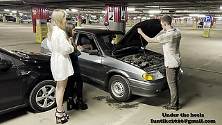 Girls in the Parking Lot