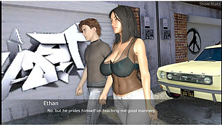 Project Hotwife - Gameplay - Roleplay - Wife Tries to Repair Car and Get Wet