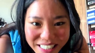 MichelleFromChina Deepthroats And Gets CIM On Live Onlyfans
