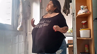 Curvy BBW in a Bold Moment Confidence, Curves & Smoke