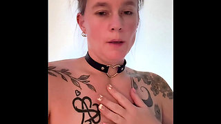 SlaveYuri First Time Anal and Pussy Fuck Machine - Tattooed German Solo Submission