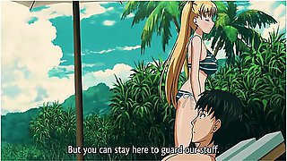 Blonde Loves Sex on the Beach with Her New Boyfriend