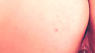 Cowgirl Masturbation Big Ass MILF Shaking Ass and Jumping on Big Dildo.