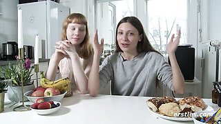 Nipple Sucking Between Natural Beauties