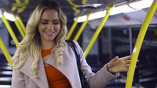 pleasant meeting on the public bus