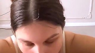 POV Morning Glory Boobjob and Cumshot