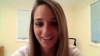 USA sexiest blonde pregnant big boobs beauty webcam show