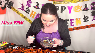 Stay in Your Fucking Matchbox Halloween Witch Giantess Spit Smoke Ash Humiliation