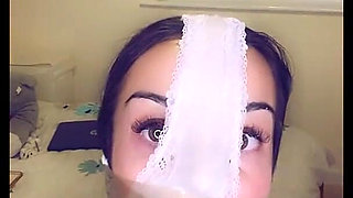 Latina Gagged with Panties and Taped with a Wrap Gag!