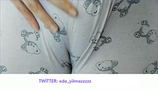 CAMELTOE- SWOLLEN PUSSY- MASTURBATE WITH PAJAMAS