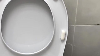 Close-up Peeing Compilation in Public Toilets! Showing Dirty Pads! POV!