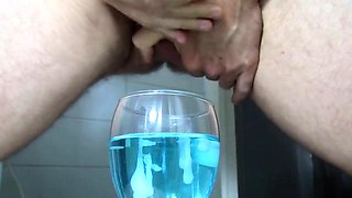 Creamy Cumshot into Water #2
