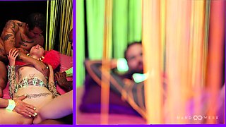 NEON GANGBANG -  Hot Wax and Hard Cocks