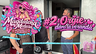 COLO PORNO 2026 - Orgy in the Sunroom FRENCH - ANAL - SQUIRT - DP