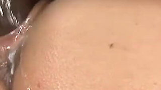 Aliana Love does a striptease waiting for the black cock