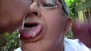 Double Fun with Daddy Outdoors