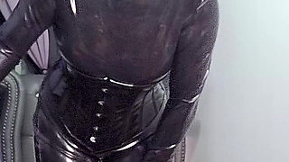 Latex Mistress Dominafire Anal Training Her Sissy Slut