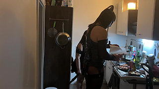 Kinky Kitchen Encounter: Fetish Babe Dominates Her Friend