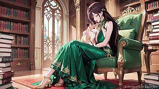 From Sun-drenched Balconies to Starry Terraces, She Wears a Stunning Green Halter Gown That Screams Elegance and Tease.