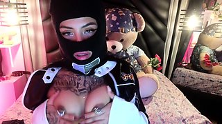 Hot Black Maid Does Some Webcam Black and Ebony