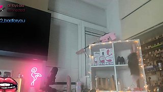 Pink pussy and ass kinky solo toy fun