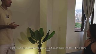 Young guy stuffs his hot boss milf's nice mouth and pussy with passion