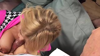 Horny Naughty Officer MILF Makes Threesome Foursome   Cum