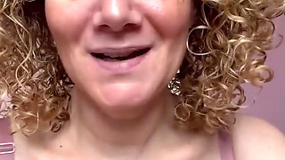 Merce Masturbates with Something Inside Her... Close-up of Her Pussy, Listen to Her Moans