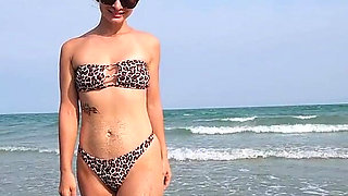 Beauty Chill and Walking on the Beach