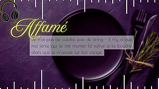 Bouffe ma chatte - French audio JOI Eating Out