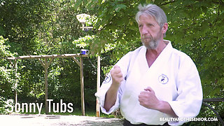 Outdoor Karate Practice - Granddadz