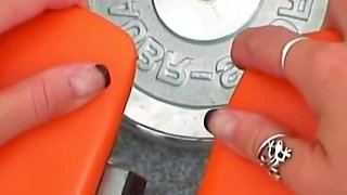 It's hot in the fitness center - Sexy teen with big boobs can be fucked after exercising