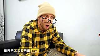 Haley spades is so affected with chris scandal's big hard knob that she rails him all afternoon - brazzers