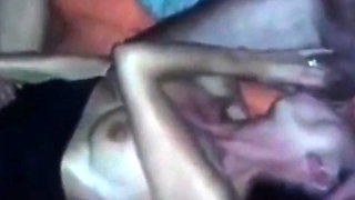Amateur Hardcore Threesome at Home
