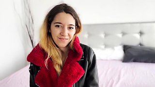 Latina Shows Tits In Public And Fucks For Creampie