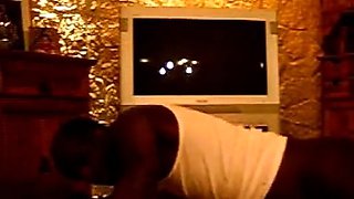 BBC Fucks Girl in the Kitchen as Hubby Watches